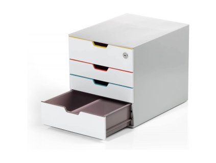 durable 7626 uzamykatelny ulozny box na stul varicolor mix safe 4 zasuvky