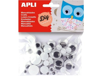 apli kids 13058 oci nelepici kulate apli 75 ks mix velikosti cerne