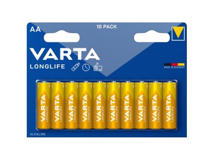 VARTA High Energy, Baterie tužkové AA LR6, blistr 10ks, Longlife