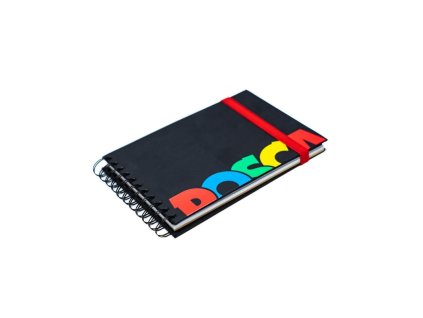 posca blackbook a5 sketchbook 48 stran mix 3 barev papiru skicak