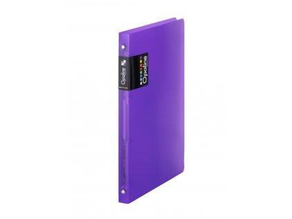 poradac a4 opaline 4 krouzkovy fialovy hrbet 2 cm kapacita 70 listu