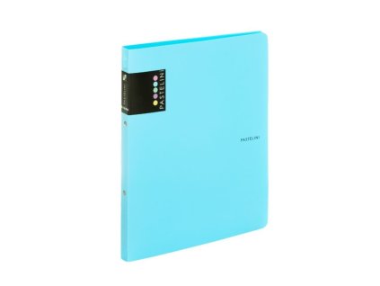 poradac a4 pastelini 2 krouzkovy modry pp hrbet 2 cm kapacita 70 listu