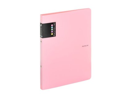 poradac a4 pastelini 2 krouzkovy ruzovy pp hrbet 2 cm kapacita 70 listu