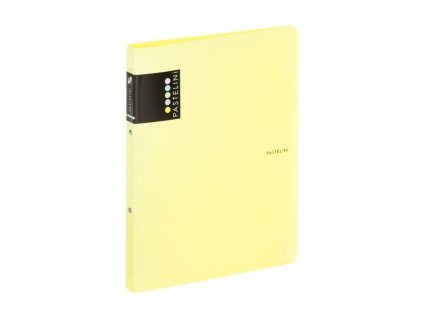 poradac a4 pastelini 2 krouzkovy zluty pp hrbet 2 cm kapacita 70 listu