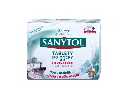 sanytol tablety do mycky 4 v 1 kompletni dezinfekce mycky