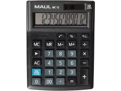 maul mc 12 stolni kalkulacka 12 mistny velky lcd displej