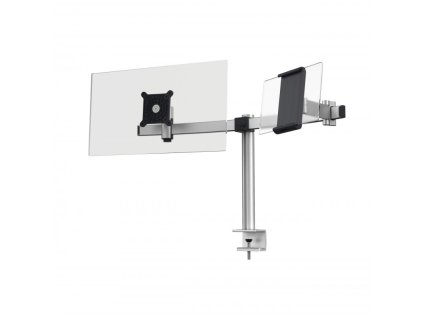 durable 5087 drzak pro uchyceni 1 plocheho monitoru a 1 tabletu stolni svorka