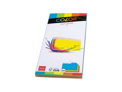 elco obalka c65 podlouhla mix 5 barev kolekce color samolepici s kryci paskou 20 ks