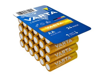 varta longlife energy baterie mikrotuzkove aa lr6 blistr 24ks
