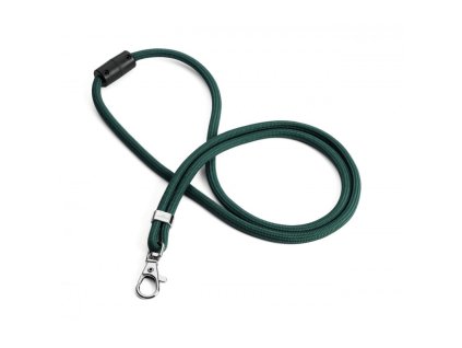 durable 8241 zelena textilni snurka na krk s karabinkou delka 46cm rpet recykl