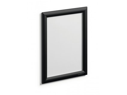 durable 4796 hlinikovy klip ram a4 zkosene rohy profil 25 mm cerny