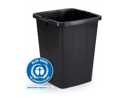 durable durabin 90 cerny odpadkovy kos ctvercoveho tvaru objem 90 litru