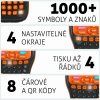 LabelMaker PS-100E Auto-Cut přenosný štítkovač, ABC, 6–12 mm + adaptér + akumulátor + páska