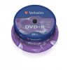 verbatim disk dvdr 16x 47gb spindl 25ks