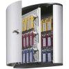 durable 1952 uzamykatelna schranka na klice keybox 36 stribrny hlinik