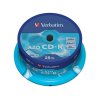 verbatim disk cd r 52x 700mb crystal azo spindl 25ks