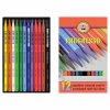 koh i noor 8756 souprava tuzek pastelovych v laku progresso 12 barev