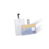 durable 8113 pouzdro na karty z pvc s otocnym klipem na sirku 54x90 mm