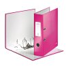 pakovy poradac leitz 180 wow metalicka ruzova sire hrbetu 80 mm