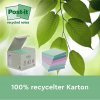 3m post it samolepici recyklovany blocek pastelovy 653 1gb rozmer 38x51 mm 6x100 listku
