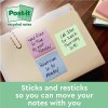 3m post it samolepici recyklovany blocek pastelovy 654 1gb rozmer 76x76 mm 6x100 listku