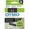 dymo 45021 polyester paska 12mm x 7m typ d1 bila na cerne s0720610