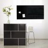 sigel gl145 magneticka sklenena tabule artverum cerna rozmer 91x46 cm