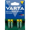 varta rechargeable accu tech ready2use baterie nabijeci aaa nimh 4x800 mah prednabite