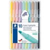 staedtler triplus fineliner 362 sada pastelovych zvyraznovacu 10 barev