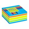 hopax 21538 samolepici kostka 76x76 mm neon mix modry 400 listku