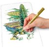 staedtler 8323 sada 6 ks dekoracni popisovace metalicke cerny liner