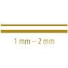 staedtler 8323 sada 6 ks dekoracni popisovace metalicke cerny liner