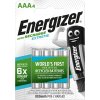 energizer accu recharge extreme baterie nabijeci aaa nimh 4x800 mah prednabite
