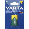 varta rechargeable accu tech ready2use baterie nabijeci 6lr61 9v nimh 1x200 mah prednabite