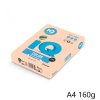 iq color barevny papir a4 160g pastelova lososova sa24 250 ks