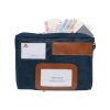 postovni taska na dokumenty modra 42x32 cm nepromokavy nylon
