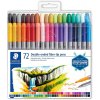 staedtler design journey twin tip pen oboustranny fix sada 72 ks