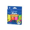 Centropen zvýrazňovač 6252/4 sada 4ks, stopa 1-4 mm, fluo barvy