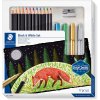 staedtler design journey black and white set pastelek a metalickych fixu 17ks