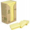 3m post it nature zluty samolepici recyklovany blocek 38x51mm 24x100 listku
