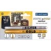 centropen popisovac 26902 gold silver stopa 1 3 mm sada 2 ks