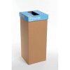 recobin kartonovy kos na trideny odpad paper recyklovany modra 60 l