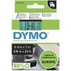 dymo 40919 polyester paska 9mm x 7m typ d1 cerna na zelene s0720740