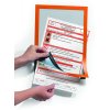 durable 4882 samolepici inforamecek duraframe a4 oranzovy bulk baleni 10 ks