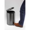 durable 3412 antracitovy naslapny odpadkovy kos kulaty obsah 20 litru s pedalem