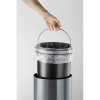 durable 3412 antracitovy naslapny odpadkovy kos kulaty obsah 20 litru s pedalem