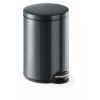 durable 3412 antracitovy naslapny odpadkovy kos kulaty obsah 20 litru s pedalem