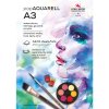 aquarell malblock pop aquarell a3 format 10 blatt weiss 250 g m