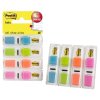 3m post it 683 4 plastove zalozky neonove barvy maly format 4x35 zalozek