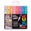 posca sada akrylovych popisovacu tenky hrot pastelove barvy 1 mm set 8 ks uni pc 1m